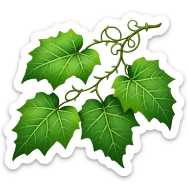 I small vine of ivy leaves  sticker