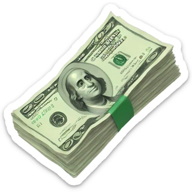 money marketing sticker