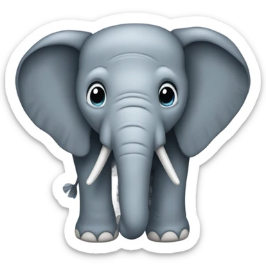 Elephant sticker