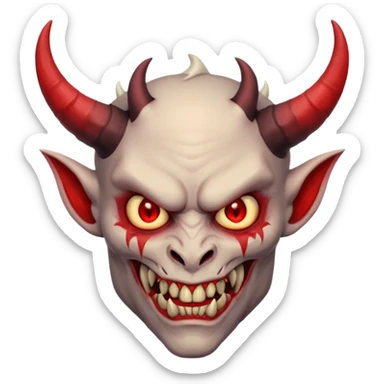 Ange diabolique homme sticker