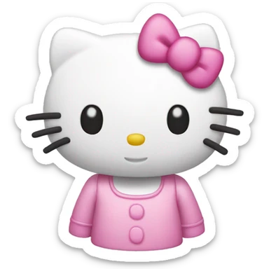 hello kitty pink sticker