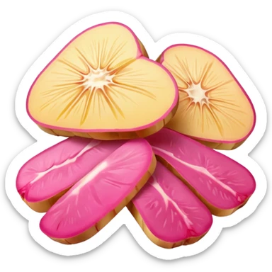 Pink Pickled sliced ginger sticker