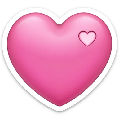 Corazón rosa  sticker