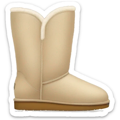 Beige uggs sticker