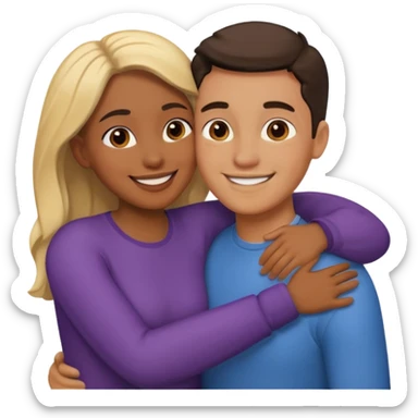 Cute Couple Love sticker