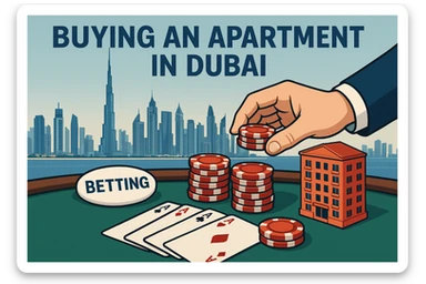 Betting on buying an apartment in Dubai sticker