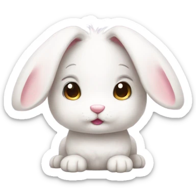 Bunny sticker