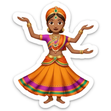 Índia dançando sticker