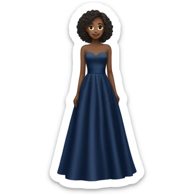 navy blue dresses for wedding sticker