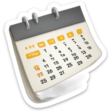 calendar march 17 sticker