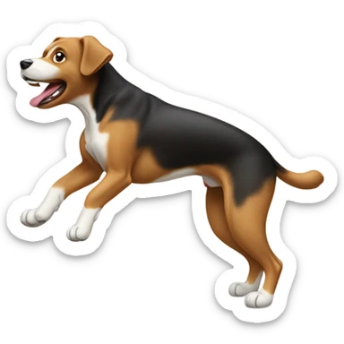 a dog hitting the nae nae sticker