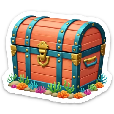 Coral Reef Treasure sticker