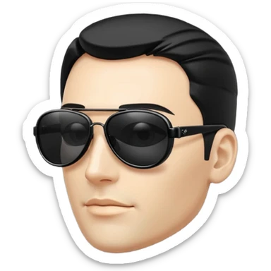 matrix sunglasses sticker