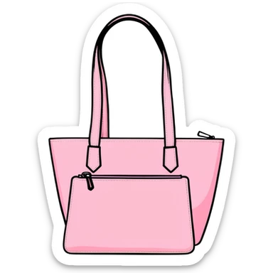 pink handbag sticker