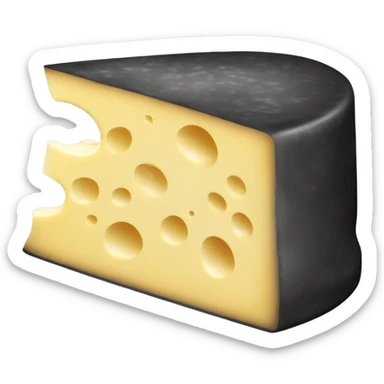 cheese without holes sticker