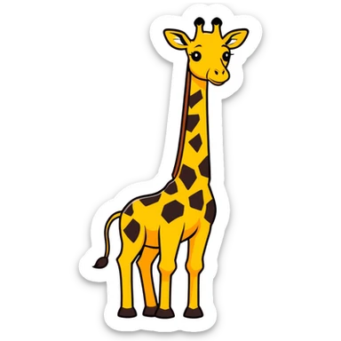 Giraffe sticker