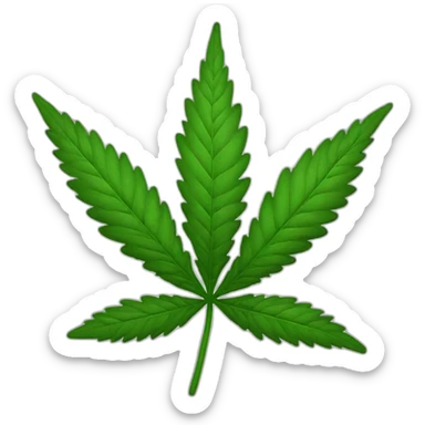 marijuana  sticker
