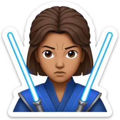 ge’daii from Star Wars with his pushing power sticker