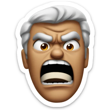 Very mad very angry sticker