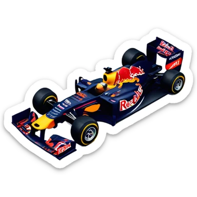 Red Bull F1 car sticker