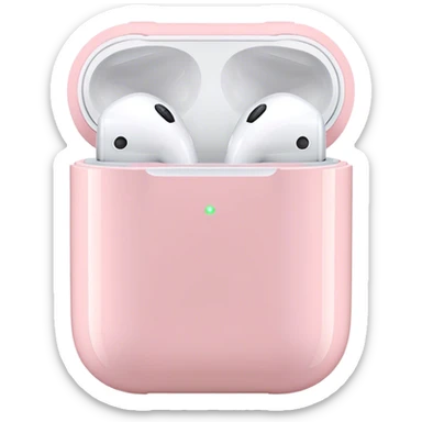 light pink apple airpod max sticker