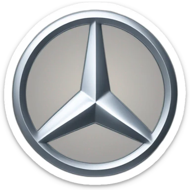 Mercedes-benz logo sticker