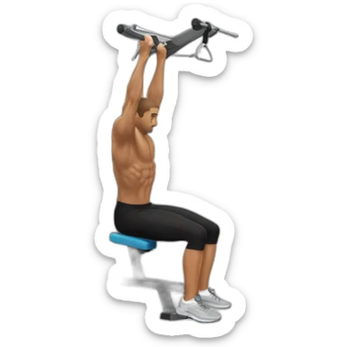 lat pulldown sticker