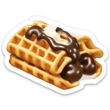 Waffle cannoli  sticker