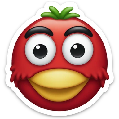Cute Elmo head sticker
