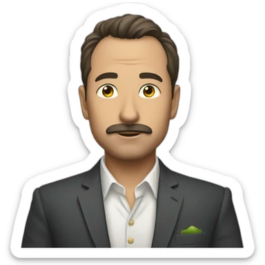 Pishro-pokerface sticker