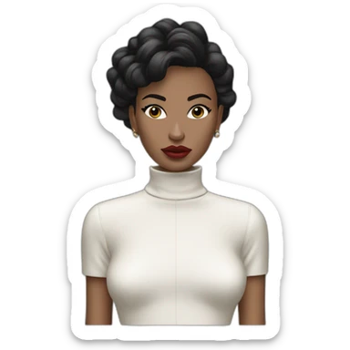 Balenciaga style girl sticker