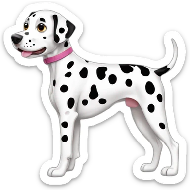 liver spotted dalmatian sticker