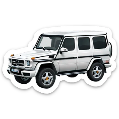 car Mercedes Gelendwagen  sticker