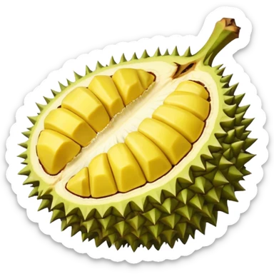piece of durian emoji sticker