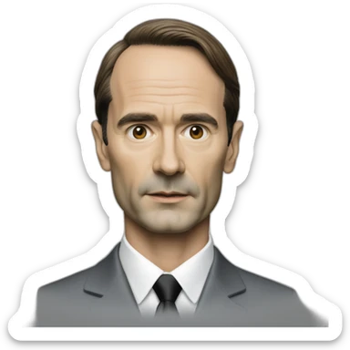 photo realistic Ralf Hutter from Kraftwerk sticker