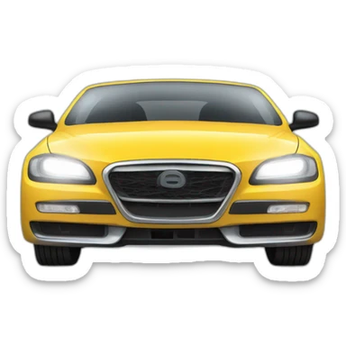 Car bright-headlights sticker