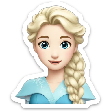Elsa od Tokyo schoolgirl sticker