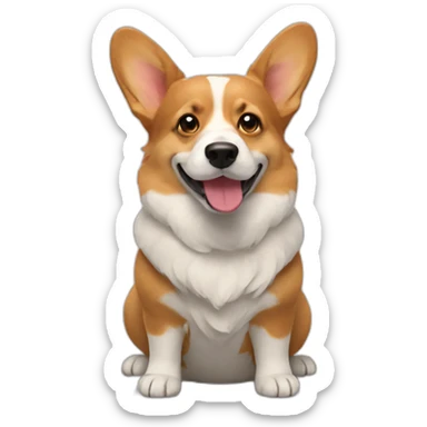 United Kingdom corgi sticker