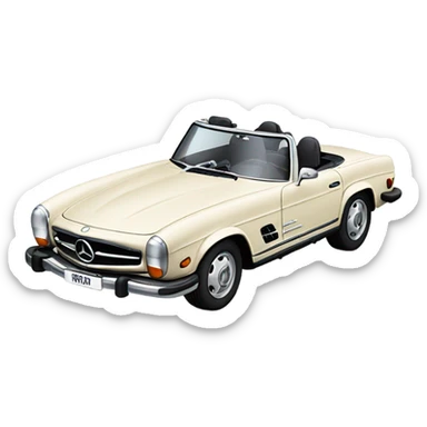 Volante de carro mercedes  sticker