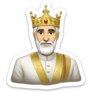 King Mohammad Reza in Iran sticker