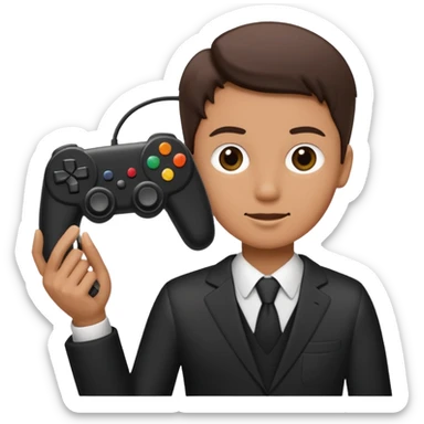 create a simple emoji that indicates that you are a single player when playing computer games. Make it a gender neutral stick figure sticker