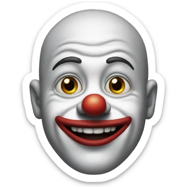 art the clown sticker