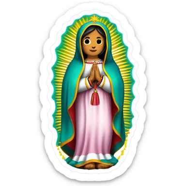 Virgencita de Guadalupe  sticker