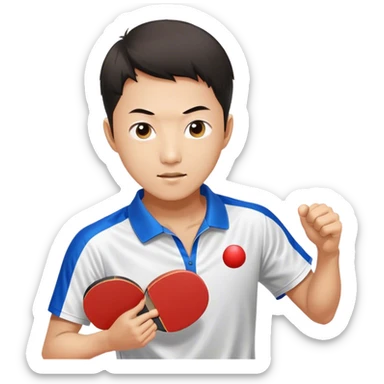 Zhendong Fan table tennis player chinses sticker