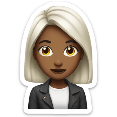 Girls who rolls her eyes sticker