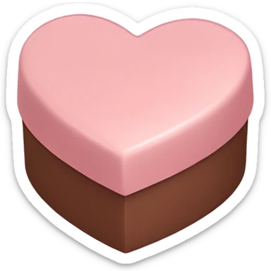 heart chocolate box pink pastel sticker