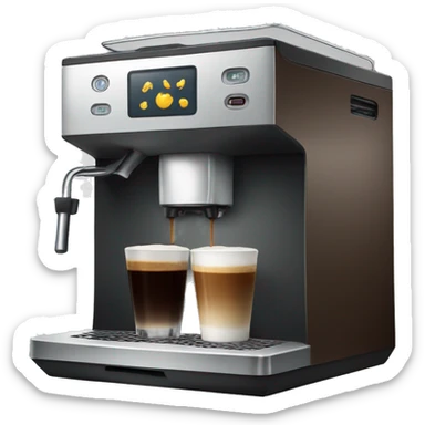 Coffee machine  sticker