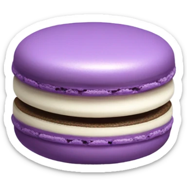 Purple macarron  sticker
