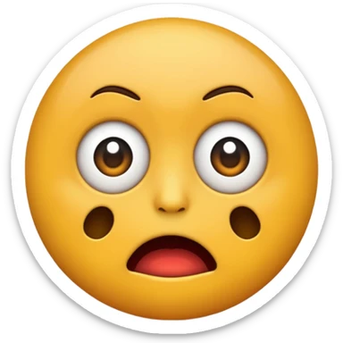 scared emoji sticker