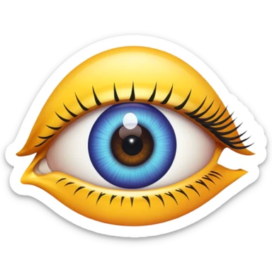 Iris, eye. sticker